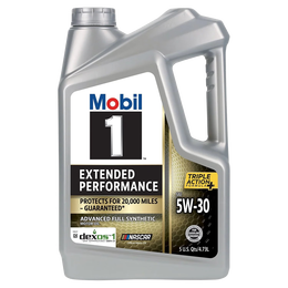Mobil 美孚 1號全合成機油 長效EP 5W-30 SP級 5Qt 美國原裝進口