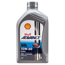 Shell 殼牌 Advance Ultra 愛(ài)德王子 15W-50 四沖程摩托車機(jī)油 1L