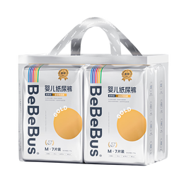 BeBeBus 金標(biāo)茶樹精華超薄透氣紙尿褲M36片（6-11kg）尿不濕新生嬰男女寶