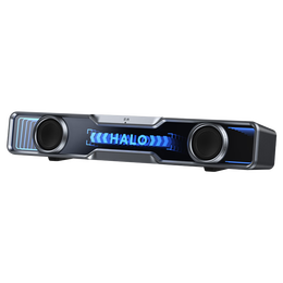 EDIFIER 漫步者 花再Halo SoundBar 電競(jìng)桌面電腦音響 破界黑