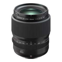 FUJIFILM 富士 GF80mm F1.7 R WR 中畫幅標準定焦鏡頭