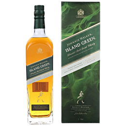 尊尼获加（JOHNNIE WALKER）绿牌绿岛 苏格兰 调和型威士忌 1000ml 43度 礼盒装 进口洋酒