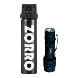 佐罗（ZORRO）防护喷胶 防狼雾剂 女性防卫神器防身迷你强光手电组合房车用品