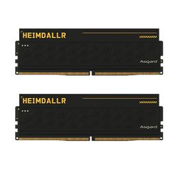 阿斯加特 32GB(16GBx2) DDR5 6000 臺式機(jī)內(nèi)存條 海姆達(dá)爾 馬甲條 海力士A-die CL28 黑厚甲