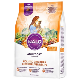 HALO 自然光環(huán) 雞肉成貓貓糧 4.54kg