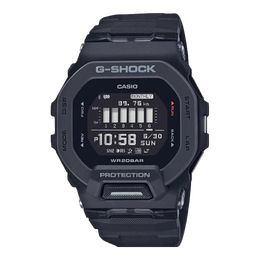 卡西欧G-SHOCK手表男 防水蓝牙多功能跑步运动男士手表 蓝牙计步电子表 GBD-200-1DR