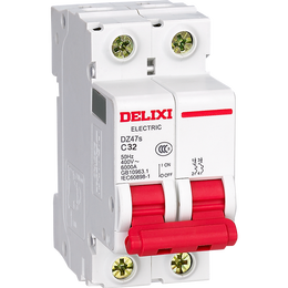 DELIXI 德力西 DZ47SN2C32JD 2P微型斷路器 32A