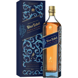 尊尼获加（JOHNNIE WALKER）蓝牌 Xordinaire 苏格兰威士忌 1000ml 40度 礼盒装 进口洋酒