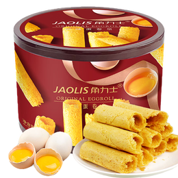 角力士（JAOLIS）原味蛋卷皇208g礼盒香港鸡蛋卷饼干糕点儿童零食特产送伴手礼王