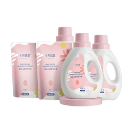 十月结晶婴儿洗衣液5L 宝宝专用酵素去污深层去渍柔顺护衣清洁剂