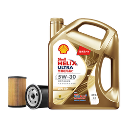 壳牌（Shell）保养年卡双次 含机油机滤工时金色光影版5W-30 SP 4L