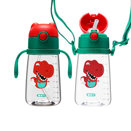 BEDDYBEAR 杯具熊 萌寵系列 3D版 兒童吸管杯 380ml 小恐龍
