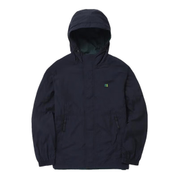 KOLON SPORT可隆男女春秋宽松防风防水尼龙连帽夹克JWJJA23111NAY 海军蓝 SM 