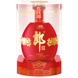 郎酒 红花郎 红钻 53度酱香型白酒500ml 单瓶装