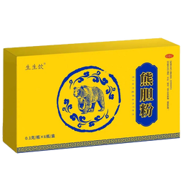[生生饮]熊胆粉 0.1g*6瓶 2盒装 0.1g*6瓶/盒 金胆清热 肝火旺盛 目赤喉咙肿痛 清肝明目 解酒醒酒 护肝熬夜 共12瓶 赠糯米纸一包