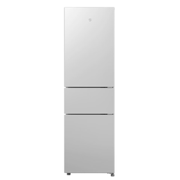 米家小米出品216升 三门小型家用电冰箱 三温区高效保鲜低噪低能耗 租房宿舍BCD-216MDM02