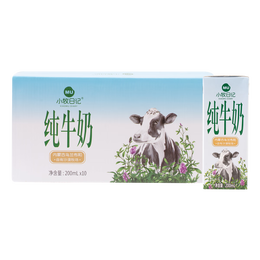 小牧日记内蒙古沙漠纯牛奶3.2g蛋白质一箱200ml*10盒全脂营养早餐伴侣