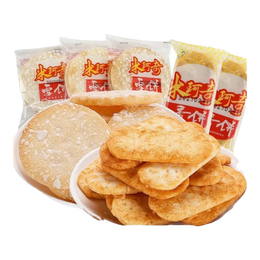 雪饼香米饼仙贝旺旺同款休闲米饼传统小吃休闲办公零食 雪饼+仙贝（混合装） 40包（约400g）整箱