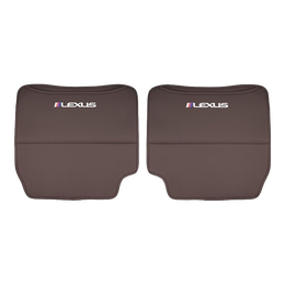 邦列适用雷克萨斯座椅防踢垫ES200/ES300h/NX260/RX300改装饰车内用品 18-25款ES【摩咖棕】 座椅防踢垫2片+后出风口1片