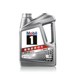 美孚（Mobil）全合成汽机油5W-30 SP级4L美孚1号极光银汽车保养京东养车自营