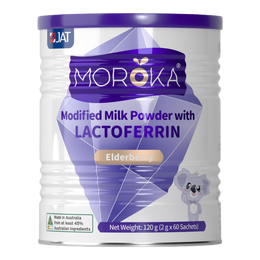 莫兰卡（MOROKA）乳铁蛋白婴幼儿童增强免疫力免疫球乳清蛋白粉0-1-3-6岁调制乳粉 【免疫升级版】紫罐免疫版60条