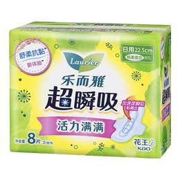 乐而雅花王零触感卫生巾日用夜用防漏干爽亲肤姨妈巾 超瞬吸22.5cm8片
