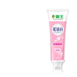 LION 獅王 花語白櫻花美白牙膏140g*3支裝 綿密泡沫口感舒適美白牙齒