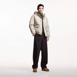 杰克·琼斯（JACK&amp;JONES）秋冬季男士保暖外羽绒服合集 224412030橡木棕 M 175