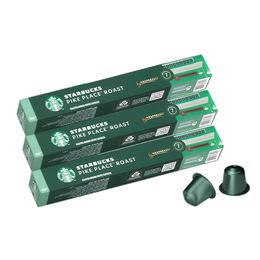 星巴克派克市场53g*3盒Nespresso浓胶囊瑞士进口中度烘焙 11月16到期