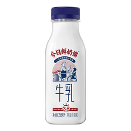 新希望今日鲜奶铺255ml组合装低温奶冷鲜牛乳营养纯牛奶 营养儿童早餐奶 鲜奶铺*3