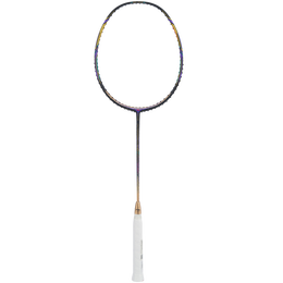 李宁（LI-NING）羽毛球拍风动9000I全碳素防守轻量型单拍AYPR004-1黑金（空拍）