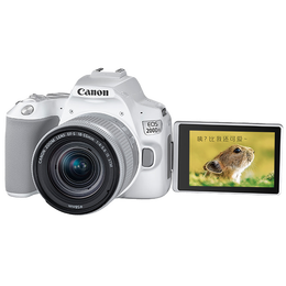 佳能（Canon） EOS 200D二代 200d2代单反相机入门单反vlog迷你单反数码照相机 200DII白色拆单机+佳能18-135镜头套装 套餐四【套餐四免费升级套餐五~强烈建议套餐四】
