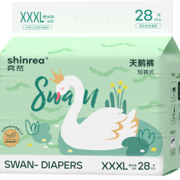 shinrea 爽然 天鵝系列 寶寶拉拉褲 XXXL28片