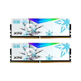 ADATA 威剛 龍耀 吹雪聯(lián)名版 臺(tái)式機(jī)內(nèi)存 DDR5 6000MHz 64GB（32GB*2）