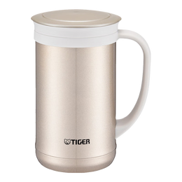 虎牌（TIGER） 保温杯 不锈钢泡茶杯真空茶滤网杯男女办公杯 CWM-A050 500ml 金灰色NN