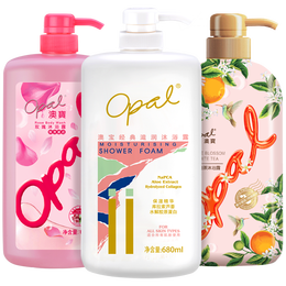 Opal 澳寶 澳寶沐浴露套裝 大瓶家庭裝男女士沐浴乳 深層滋潤美肌補水保濕 經(jīng)典+橙花+薔薇