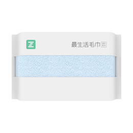 Z towel 最生活 新疆長絨棉毛巾 純棉洗臉巾 強吸水 國民系列 藍色 34*72cm