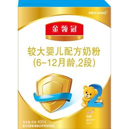 伊利金领冠育护新国标2段400g盒装 较大婴儿配方奶粉 2段 400g 1盒