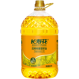 長壽花 壓榨純香菜籽油 5L