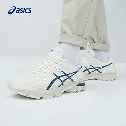 亚瑟士ASICS男鞋缓震跑鞋透气运动鞋GEL-FLUX 4 1011A614 米色/蓝色 47