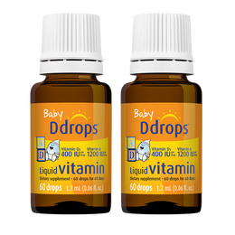 Ddrops 滴卓思嬰幼兒維生素d3滴劑 2瓶