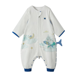 bc babycare小睡象恒温分腿睡袋新生婴儿纱布防踢被四季通用宝宝儿童 凯斯利飞鲸-造型款(22~26℃) 90cm（推荐身高：85-95cm）