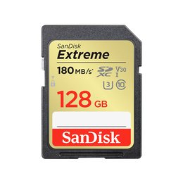 SanDisk 閃迪 Extreme 至尊極速系列 SD存儲(chǔ)卡 128GB