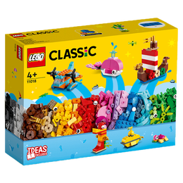 乐高（LEGO）积木玩具 经典创意系列 11018创意海洋之乐 4岁+儿童玩具生日礼物