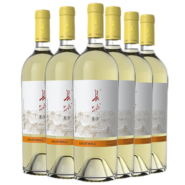 长城山东蓬莱产区东方系列雷司令半甜白葡萄酒750ml *6 整箱