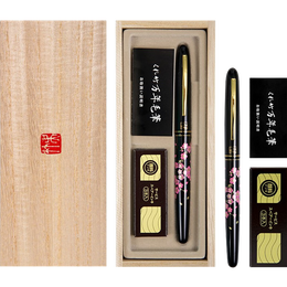 PLUS會員：Kuretake 吳竹 DU185-315 蒔繪物語系列 毛筆套裝 櫻春風(fēng)