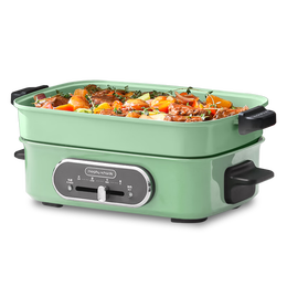 PLUS會員：Morphy Richards 摩飛 MR9088 多用途鍋 綠色