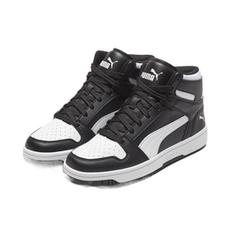 PUMA 彪馬 Rebound 中性運動板鞋 369573-01 黑色/白 42