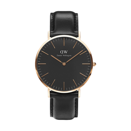 丹尼尔惠灵顿（DanielWellington）DW手表男士休闲商务皮带男表时尚穿搭欧美表圣诞礼物DW00100127
