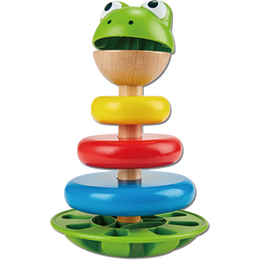 Hape E0457 青蛙花式圓環(huán)疊疊樂